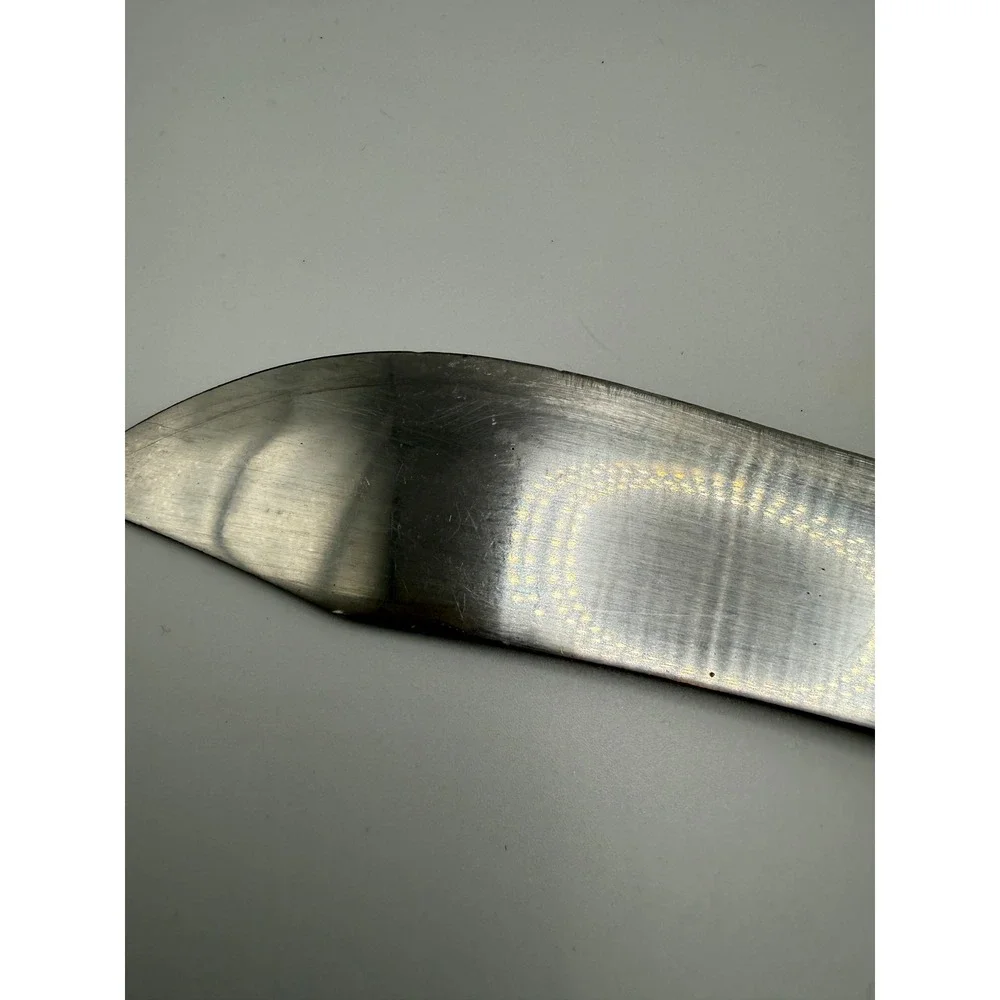 Cutco 1022 Butcher Knife Vintage Brown Handle Made in USA Stainless Steel 9 inch